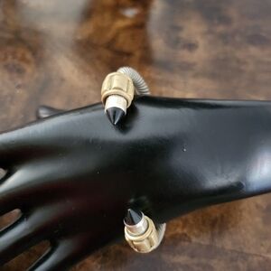 925 Sterling Silver Onyx Cable Bracelet